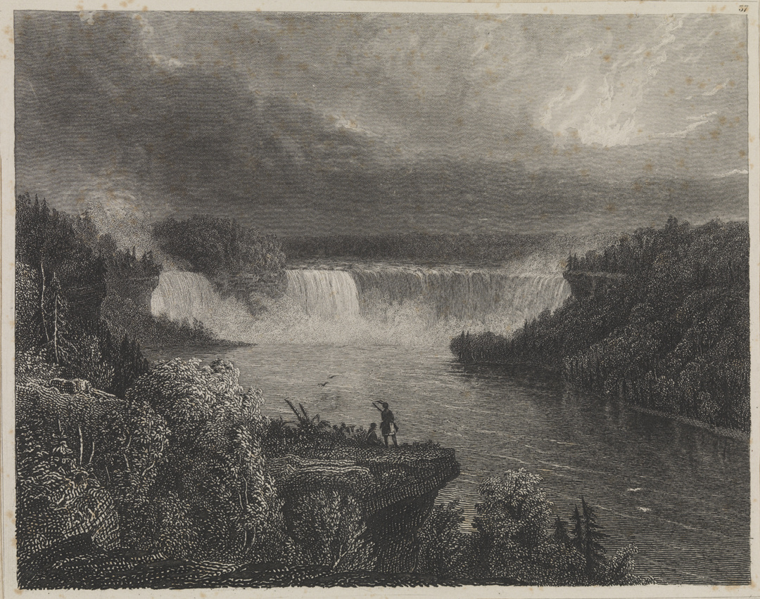 [A Distant View of the Falls of Niagara]