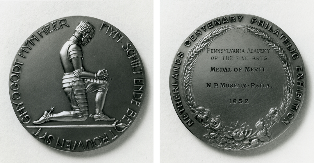 Netherlands Centenary Philatelic Exhibition Medal