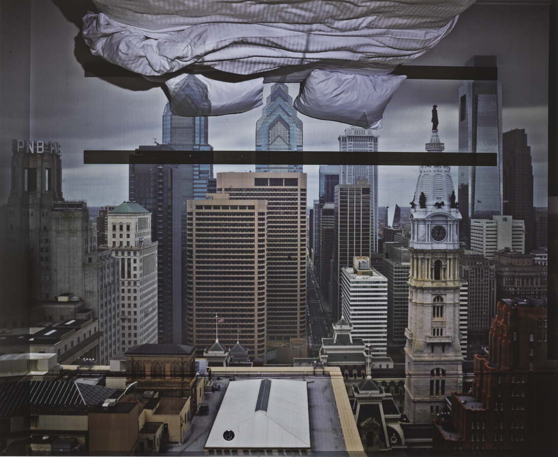 Camera Obscura: View of Philadelphia from Loews Hotel Room 3013 with Upside Down Bed