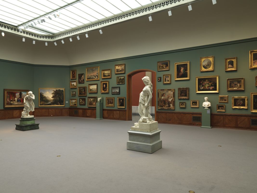 Installation view of A New Look: Samuel F.B. Morse's Gallery of the Louvre, 2013, Photo by Barbara Katus