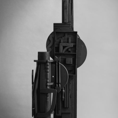 Louise Nevelson (1899-1988), Cascades Perpendiculars I, 1980-82. nds of Bernice McIlhenny Wintersteen in honor of her 80th birthday, and the Ware Trust Fund. © 2020 Estate of Louise Nevelson / Artists Rights Society (ARS), New York