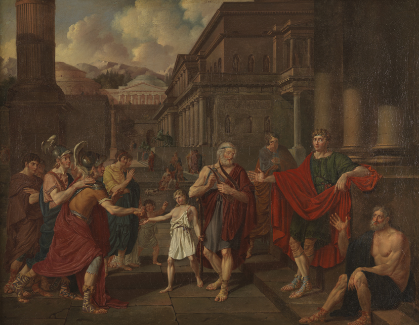 Homer Reciting His Poems in the City of Argos 