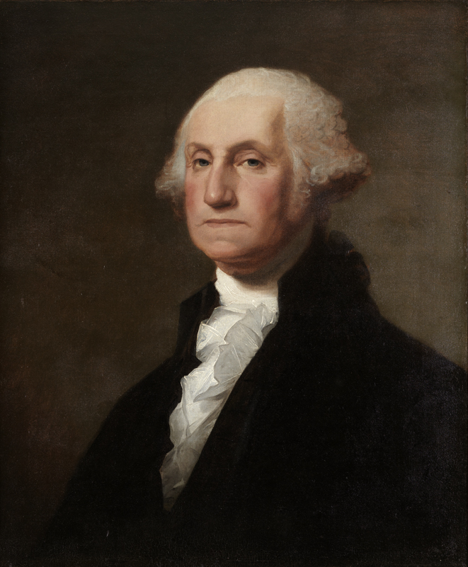 George Washington (Athenaeum-type portrait)