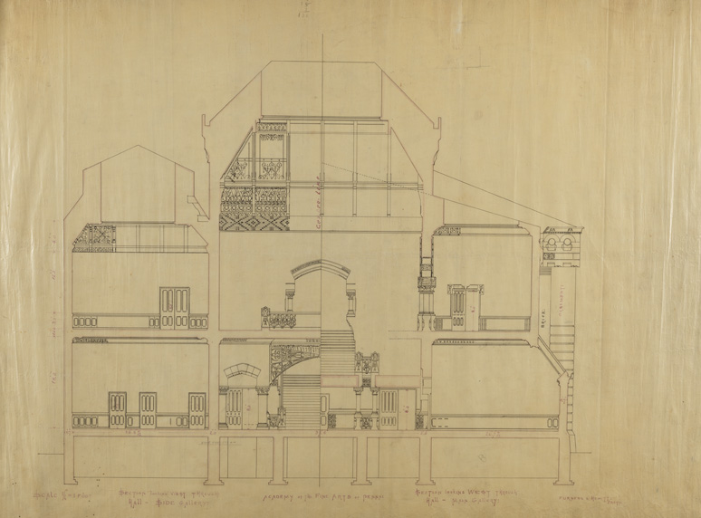 [Section looking west]