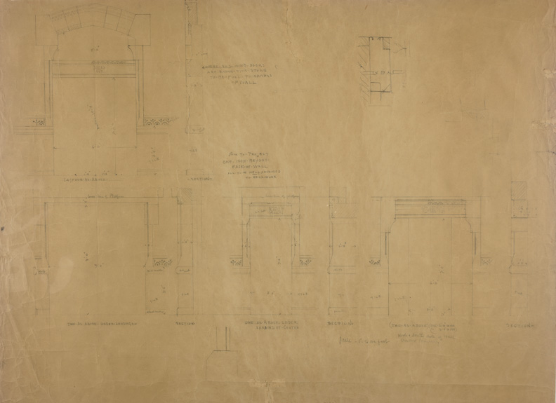 [Doorway sections showing stonework]