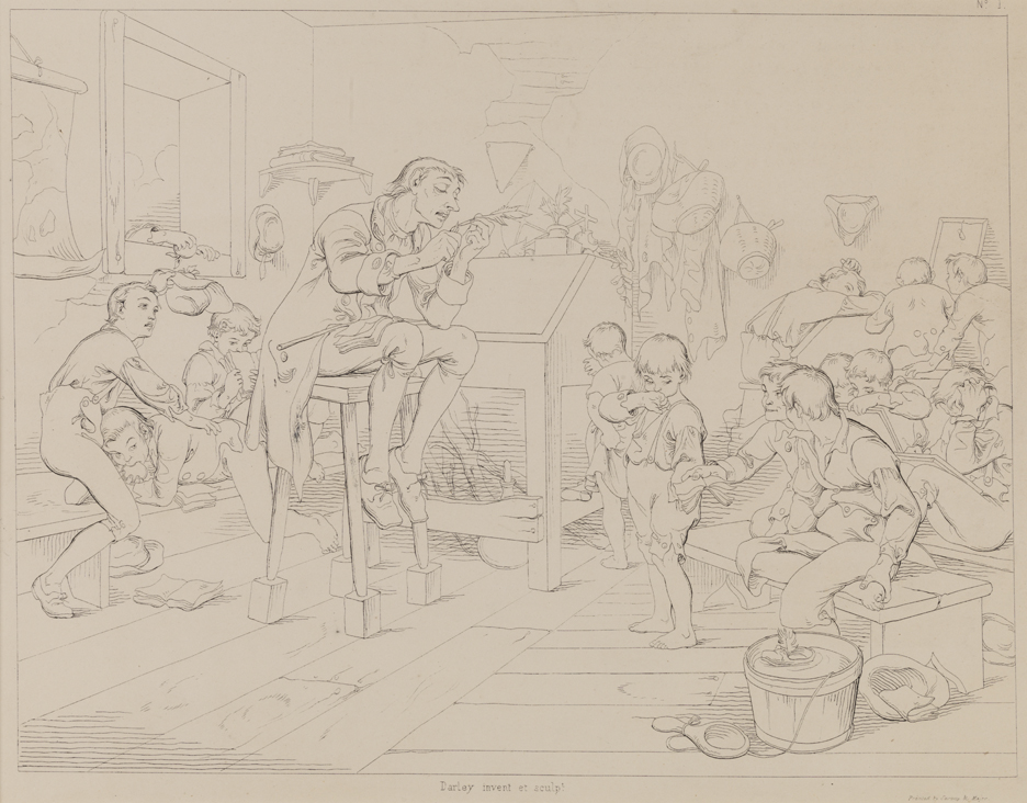 No.1: [Ichabod as schoolmaster]