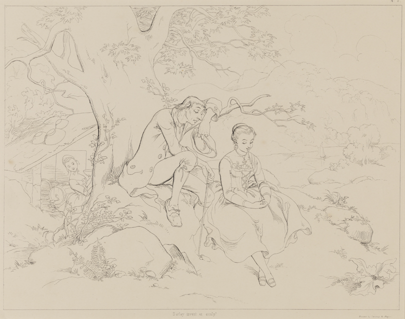 No.3: [Ichabod courting Katrina]