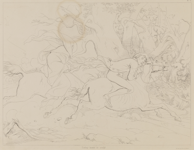 No.6: [Ichabod pursued by the headless horseman]