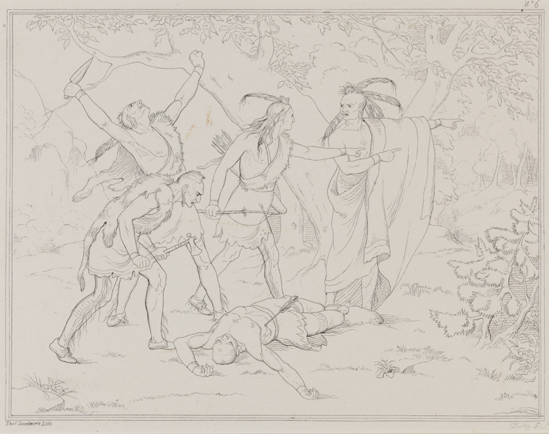 No.6: [Four men discover wounded enemy]