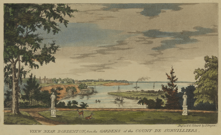 View Near Bordenton, from the Gardens of the Count de Survilliers