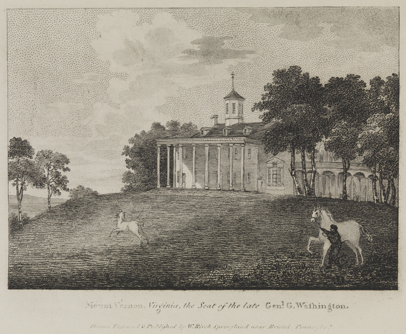 Mount Vernon, Virginia, the Seat of the Late Genl. G. Washington.