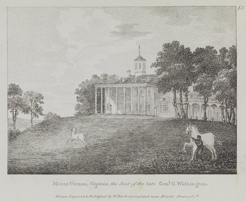 Mount Vernon, Virginia, the Seat of the Late Genl. G. Washington.