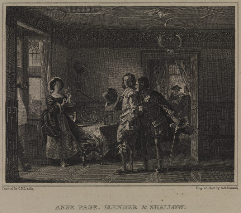 Shakespeare's Merry Wives of Windsor: "Anne Page. Slender & Shallow"