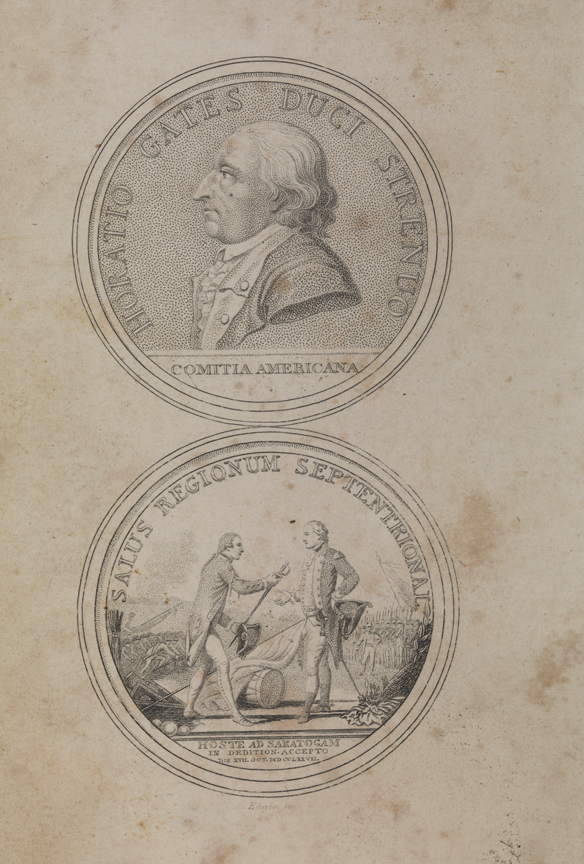 Horatio Gates Medal (obverse and reverse)