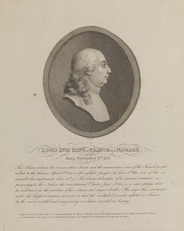 Louis XVIII King of France and Navarre