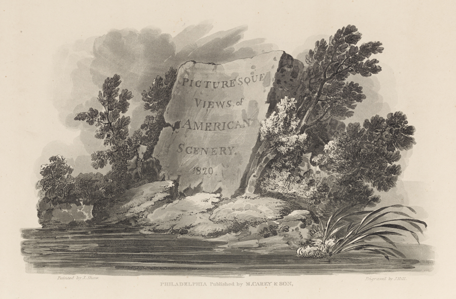 Picturesque Views of American Scenery [title page]