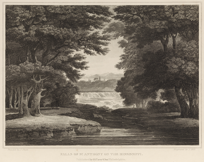 Falls of St. Anthony on the Mississippi