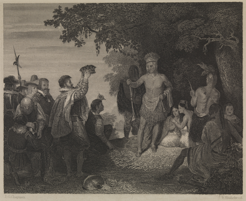 The Crowning of Powhatan