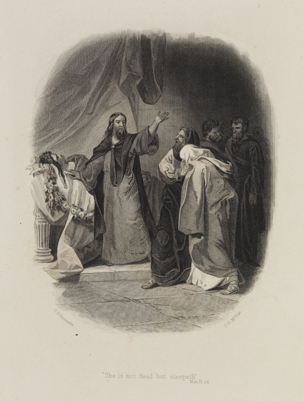 "She is not dead but sleepeth"