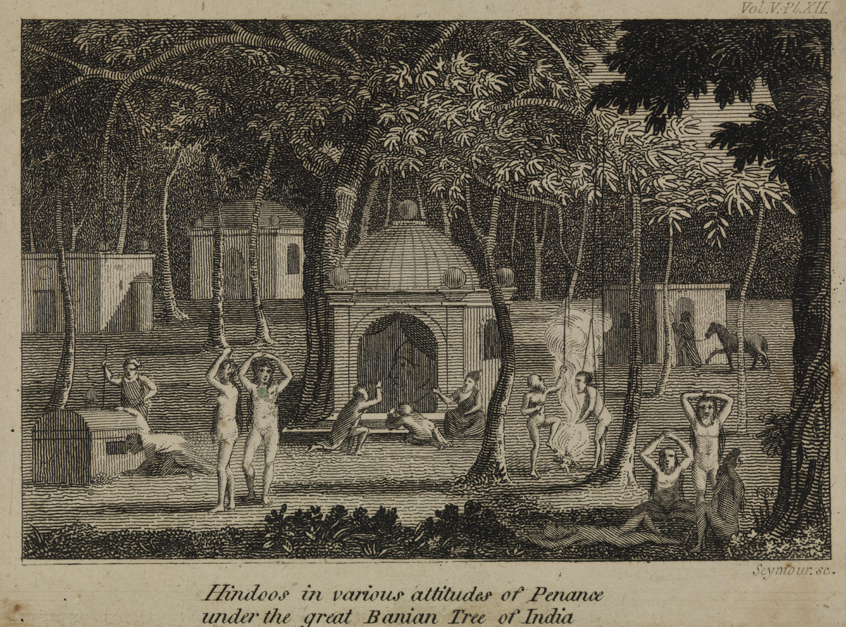Hindoos in Various Attitudes of Penance