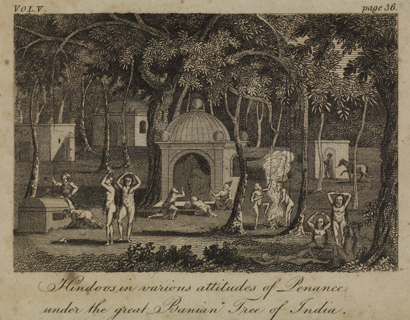 Hindoos in Various Attitudes of Penance