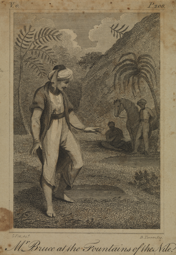 Mr. Bruce at the Fountains of the Nile