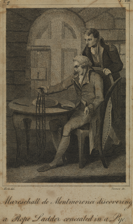 Mareschall de Montmorenci Discovering a Rope Ladder Concealed in a Pye