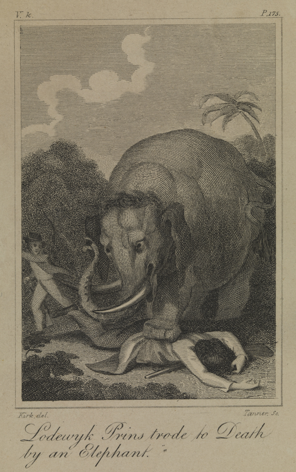 Lodewyk Prins Trode to Death by an Elephant