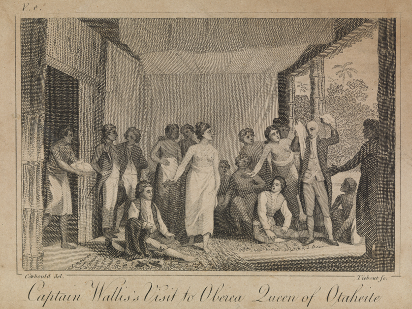 Captain Wallis's Visit to Oberea Queen of Otaheite