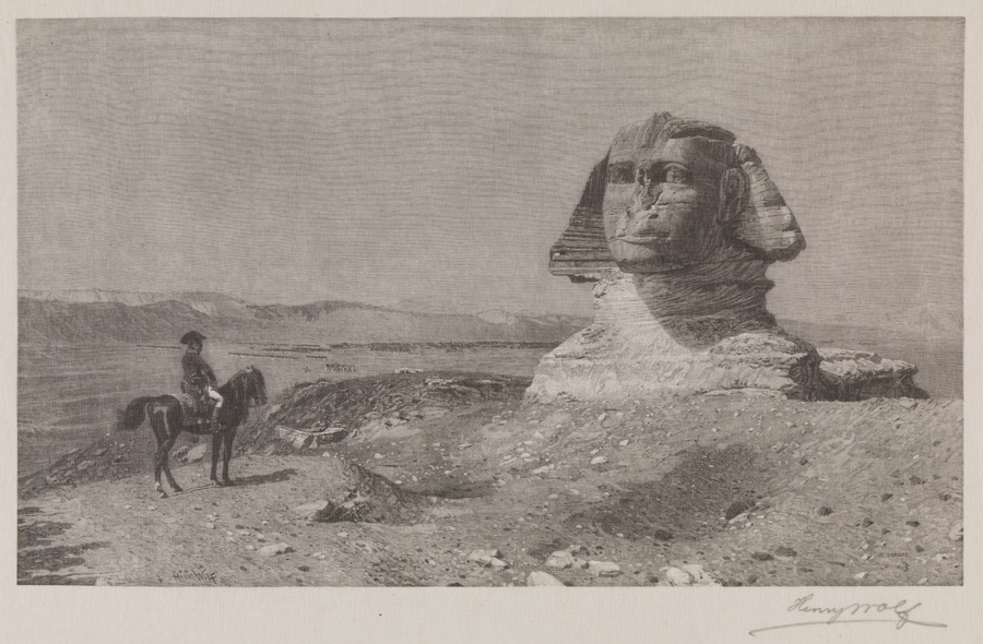 Napoleon devant le Sphinx