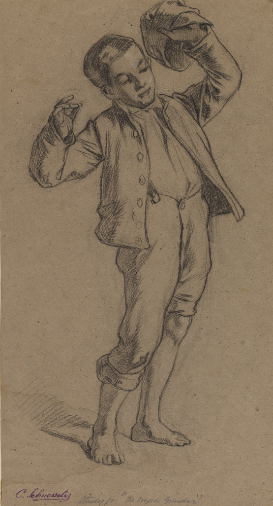 The Organ Grinder (study)