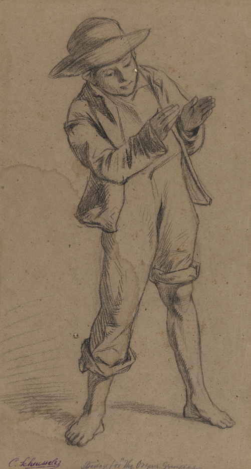 The Organ Grinder (study)