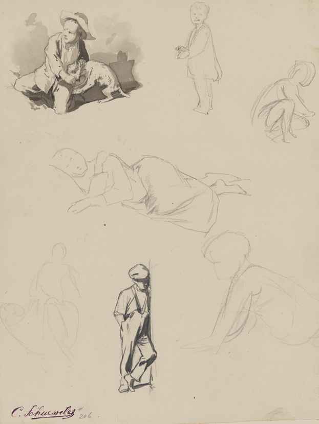 [Figure studies: children]