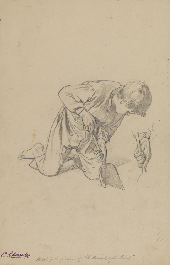 The Burial of the Bird: sketch