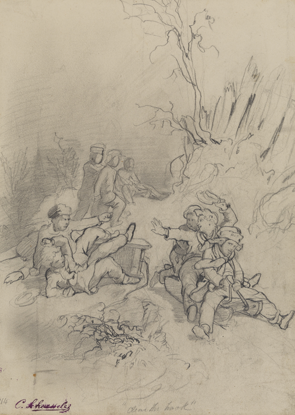 [Clear the bank (?) ]