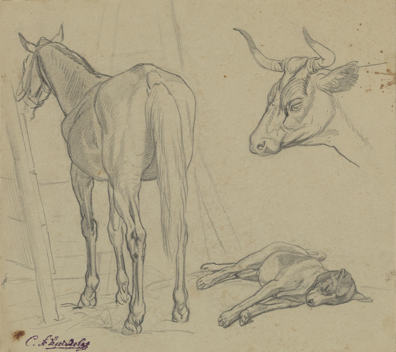 (Studies of Animals: Horses, Cow, Dog)