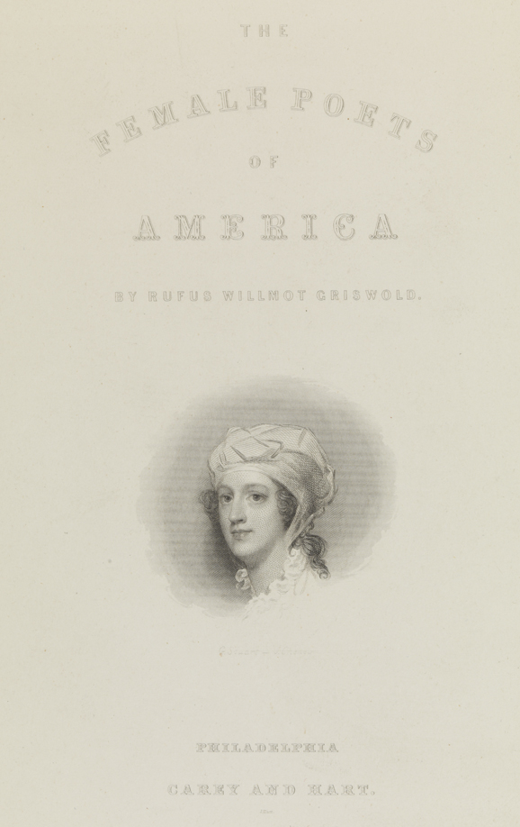 The Female Poets of America [Rebecca Blodget, title vignette]