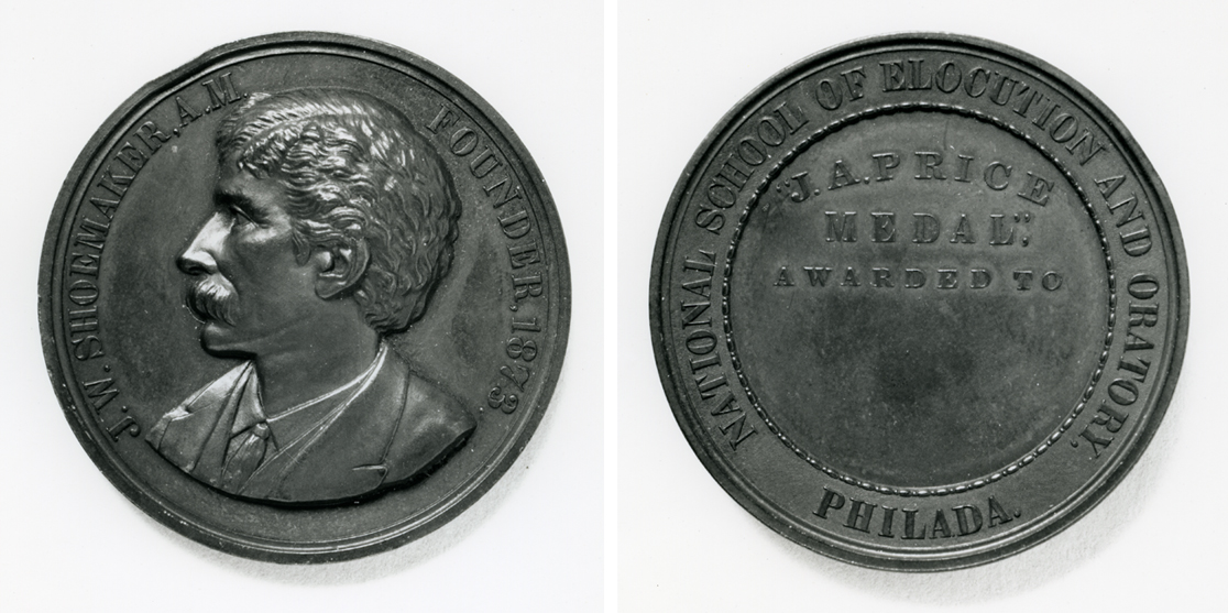National School of Elocution and Oratory J.A. Price Medal