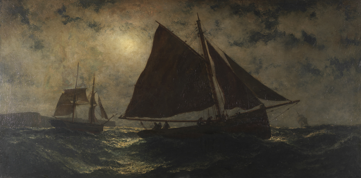 Off the French Coast, Moonlight 