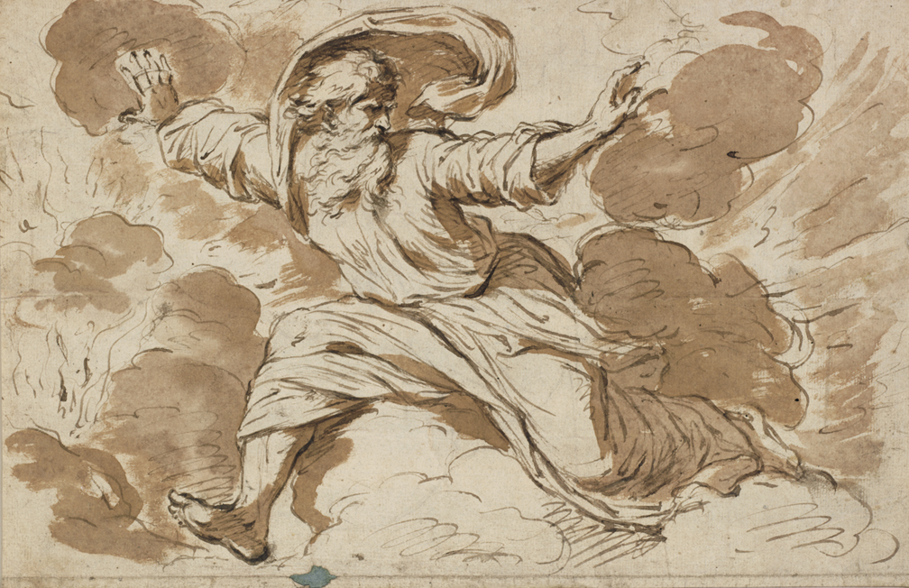 [Figure running with arms outstretched]