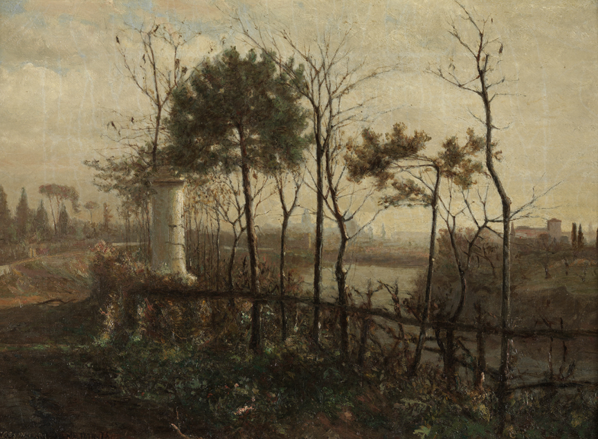 Outside the Porta del Popolo, Rome 