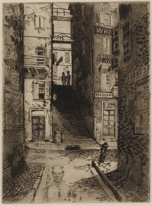 Water Street Stairs, Looking Up