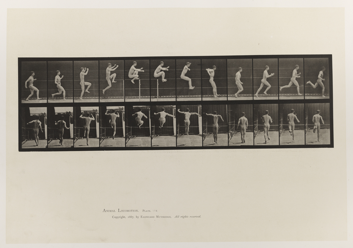 Animal Locomotion, Volume I Men (Nude). Plate 154