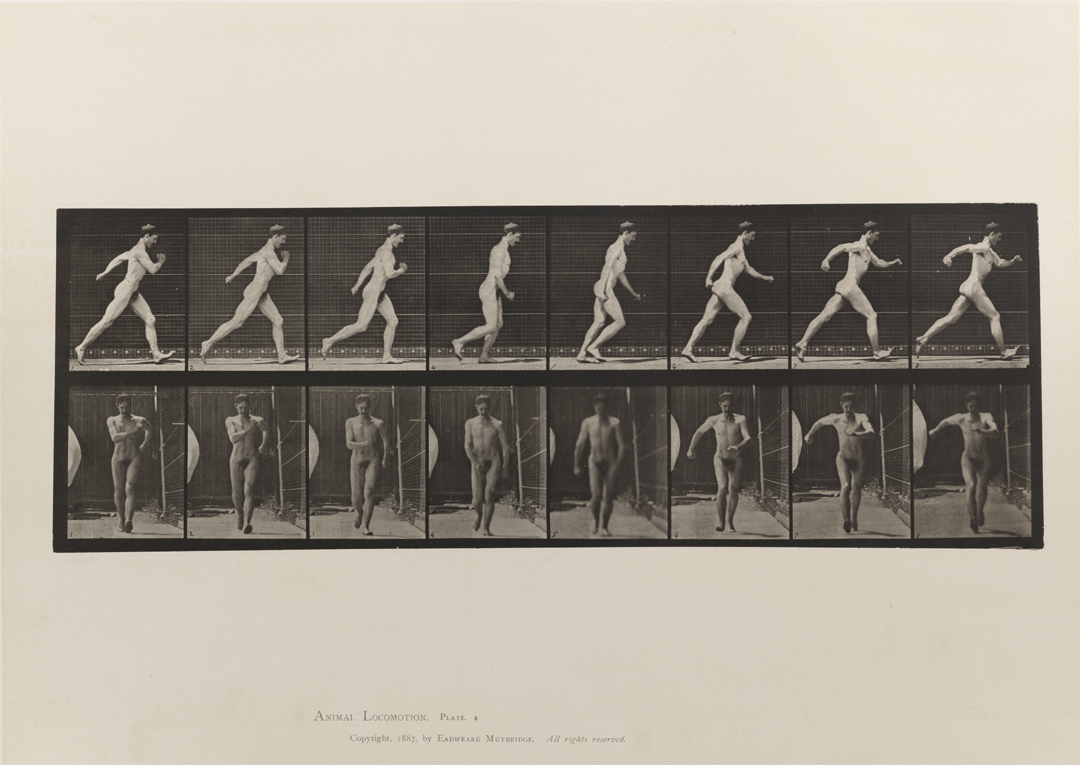 Animal Locomotion, Volume I Men (Nude). Plate 3