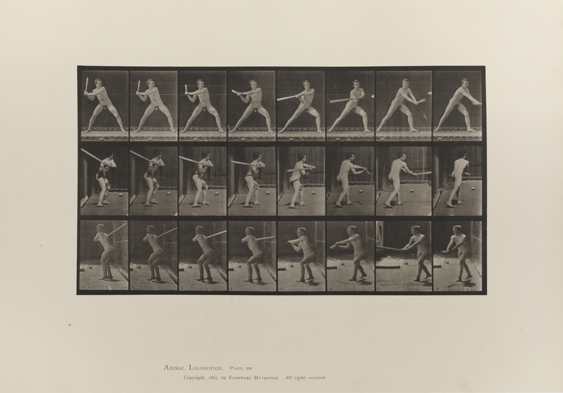 Animal Locomotion, Volume I Men (Nude). Plate 276