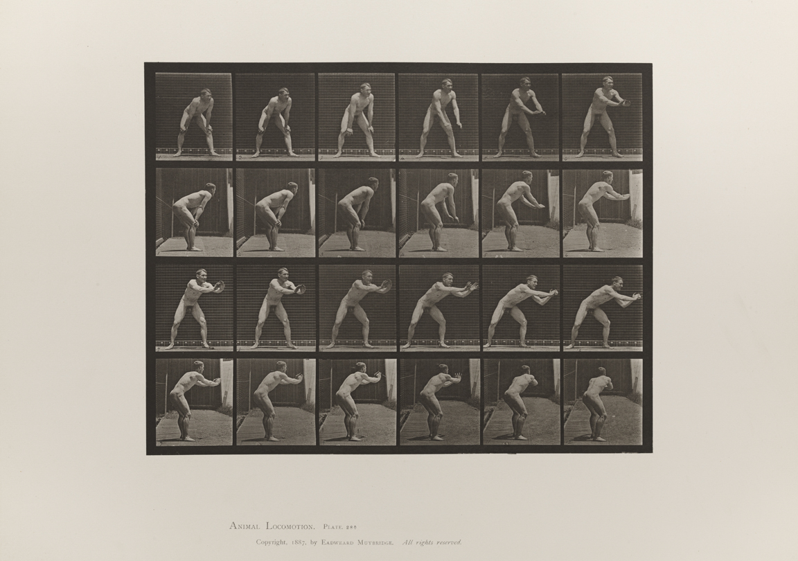 Animal Locomotion, Volume I Men (Nude). Plate 280