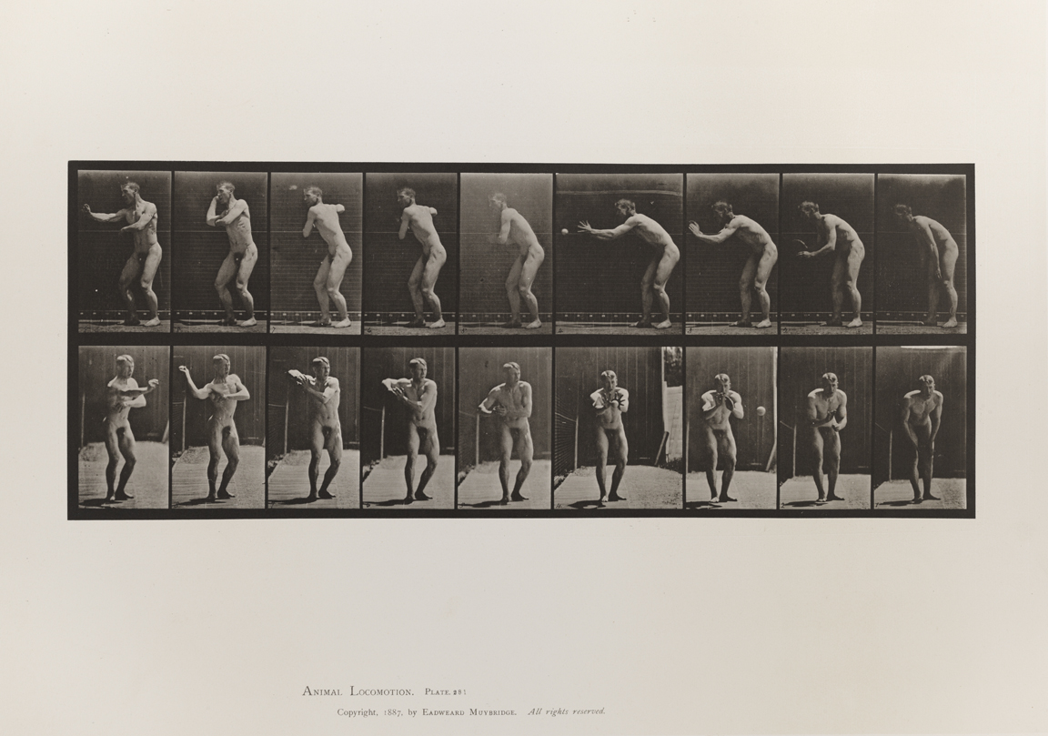 Animal Locomotion, Volume I Men (Nude). Plate 281