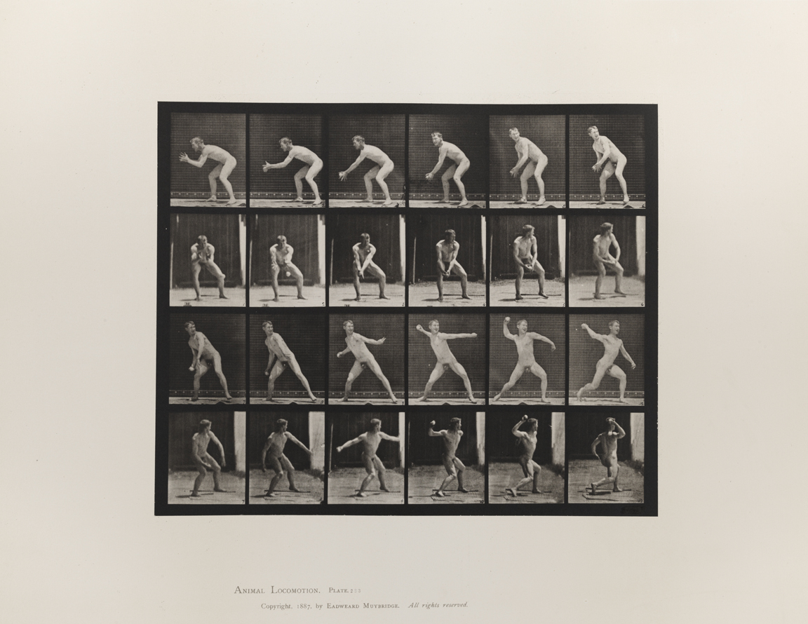 Animal Locomotion, Volume I Men (Nude). Plate 283