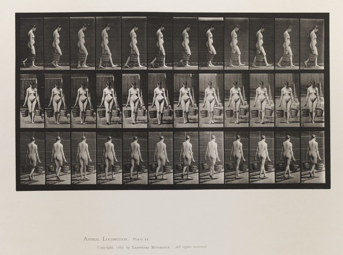 Animal Locomotion, Volume III, Women (Nude). Plate 32