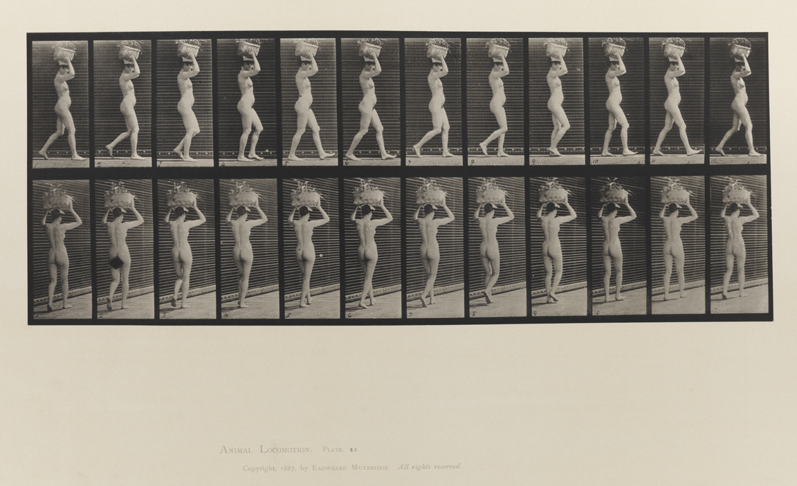 Animal Locomotion, Volume III, Women (Nude). Plate 33